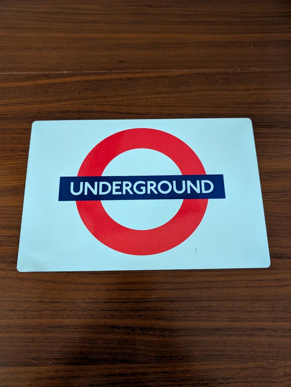 London Underground Subway Logo Metal Sign Pre Owned